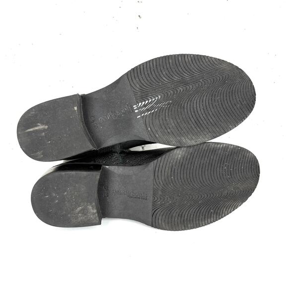 Gentle Souls by Kenneth Cole Binta Slit Moto Bootie 2 Black Leather Size 6.5 - Picture 10 of 10